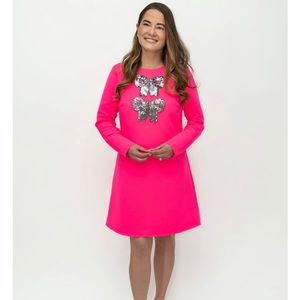 Sail to Sable x Style Charade hot pink party dress.